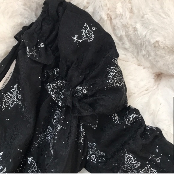 Rebecca Taylor silk one shoulder blouse - Picture 2 of 6